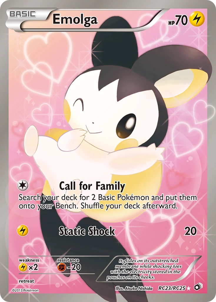 Emolga Pokemon card