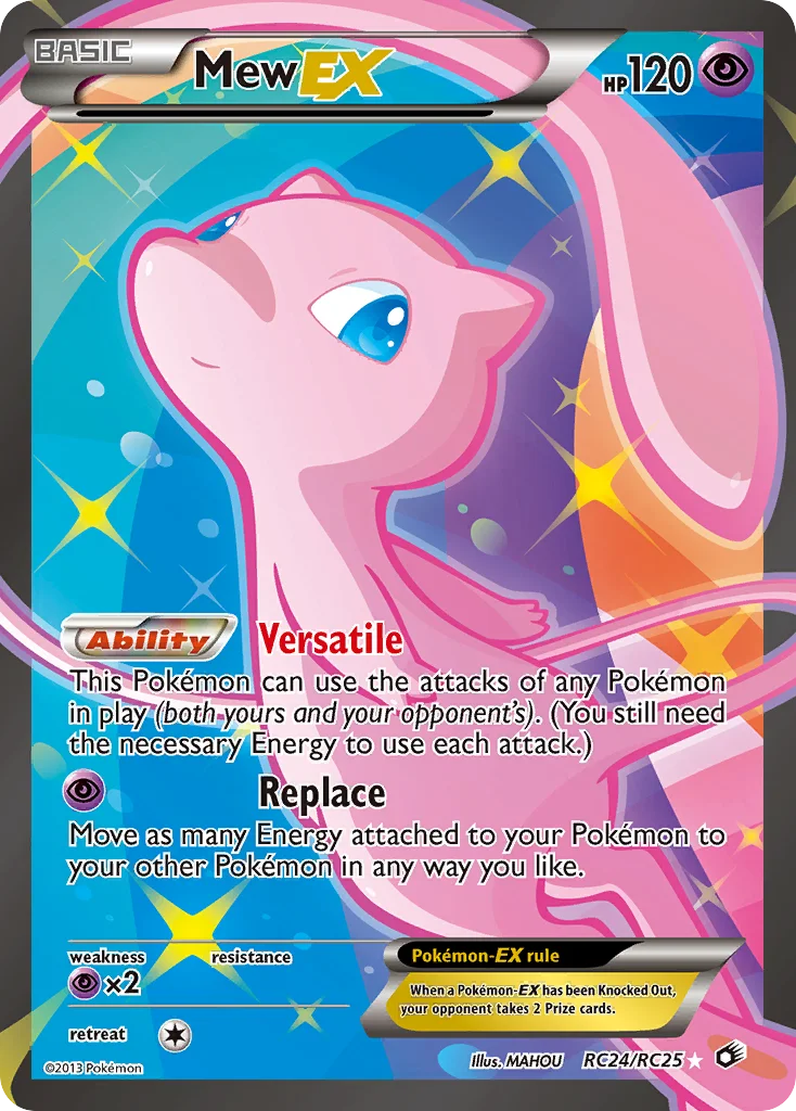 Mew-EX Pokemon card
