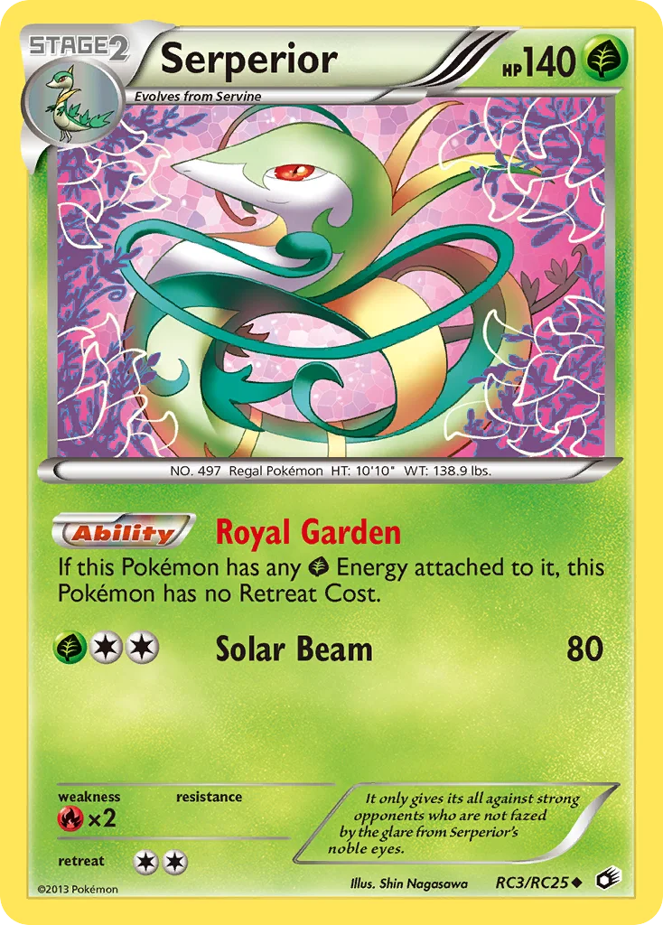 Serperior Pokemon card
