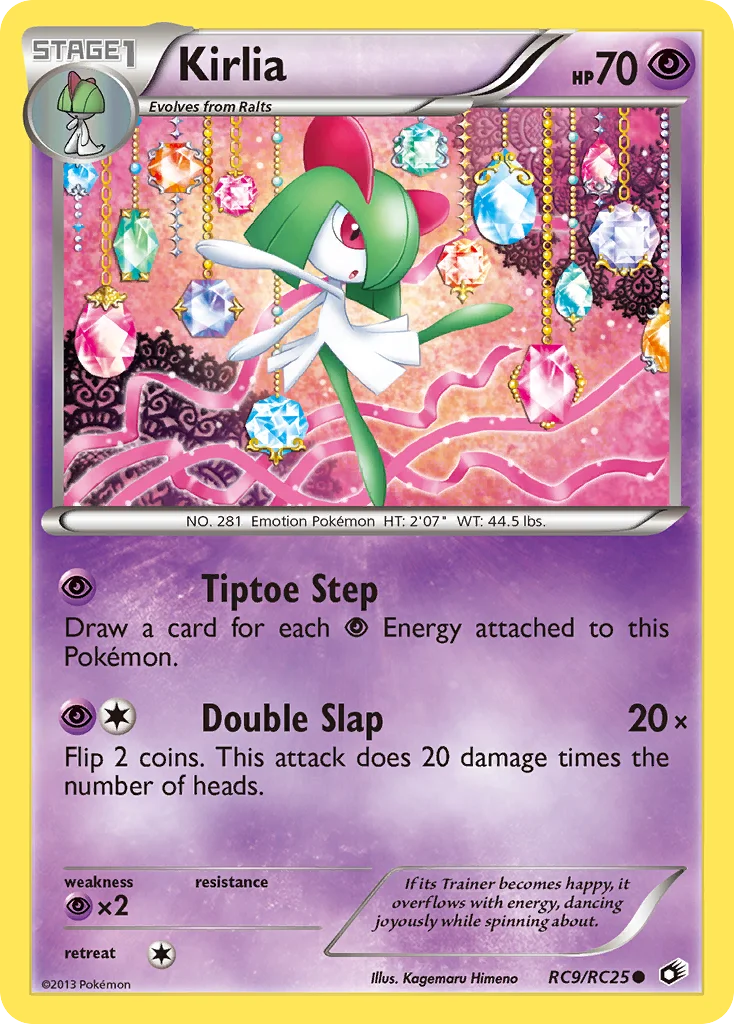 Kirlia Pokemon card
