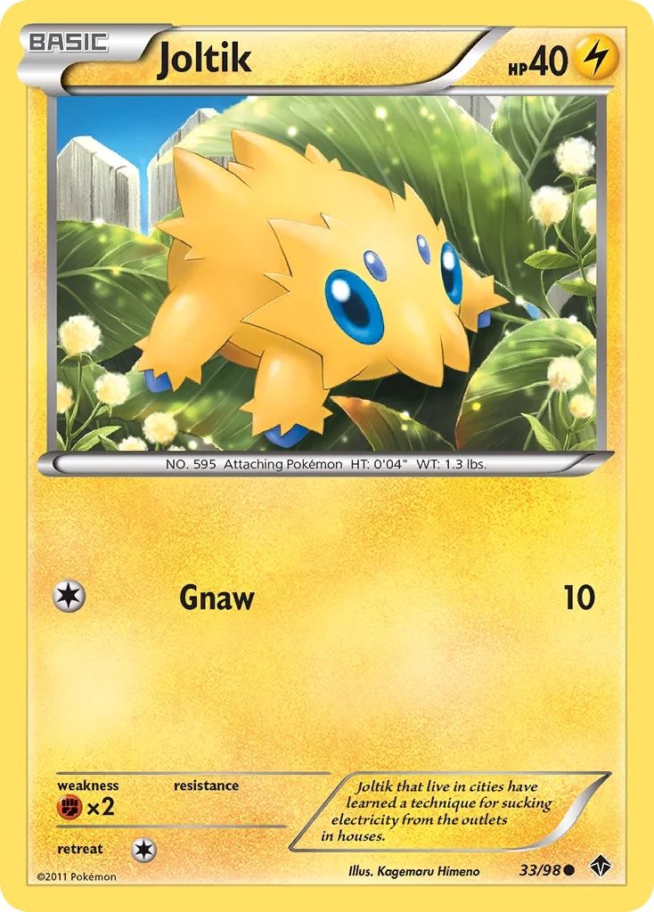 Joltik Pokemon card