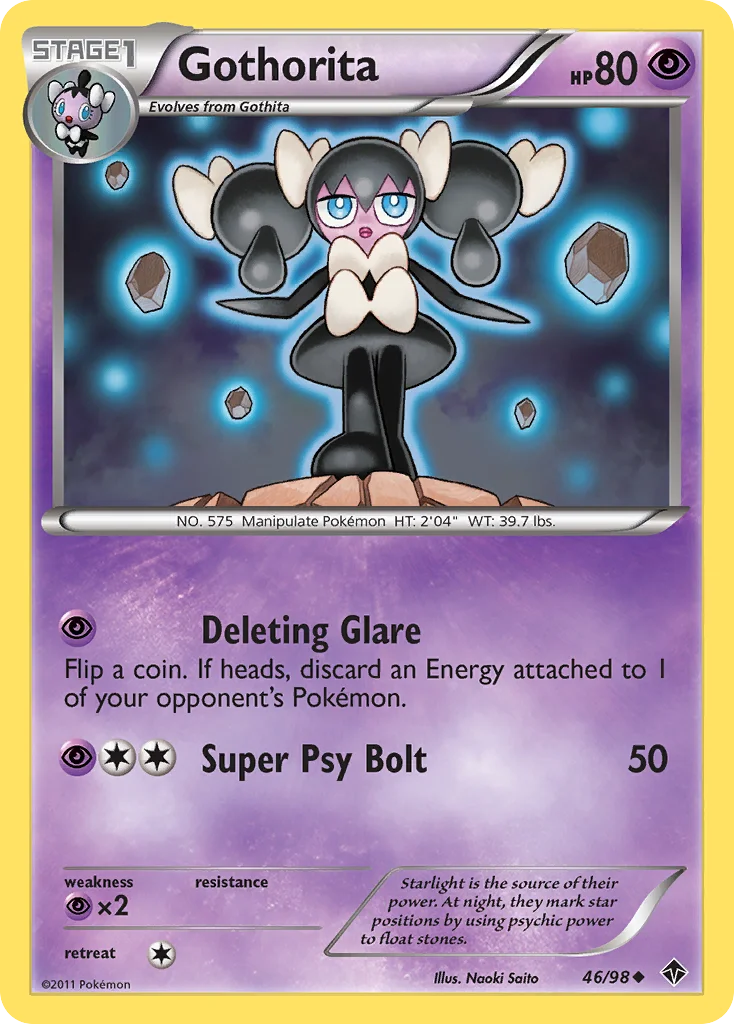 Gothorita Pokemon card