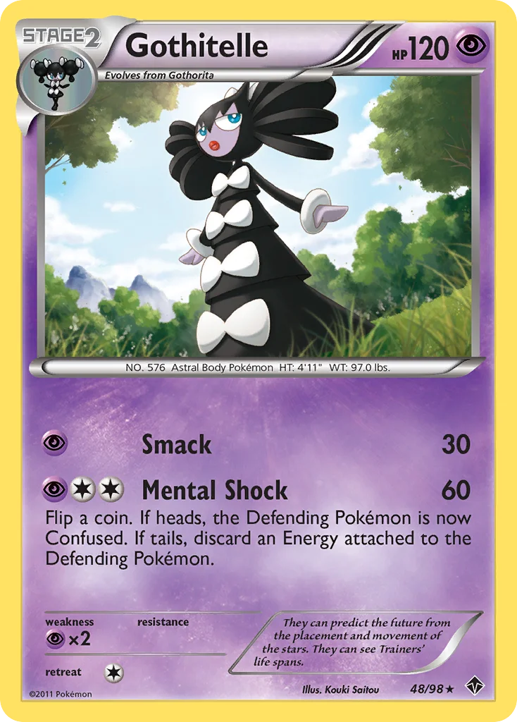 Gothitelle Pokemon card