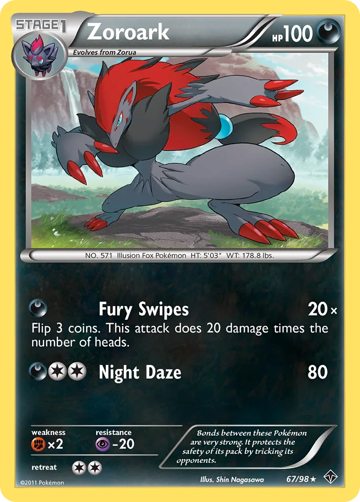 Zoroark Pokemon card