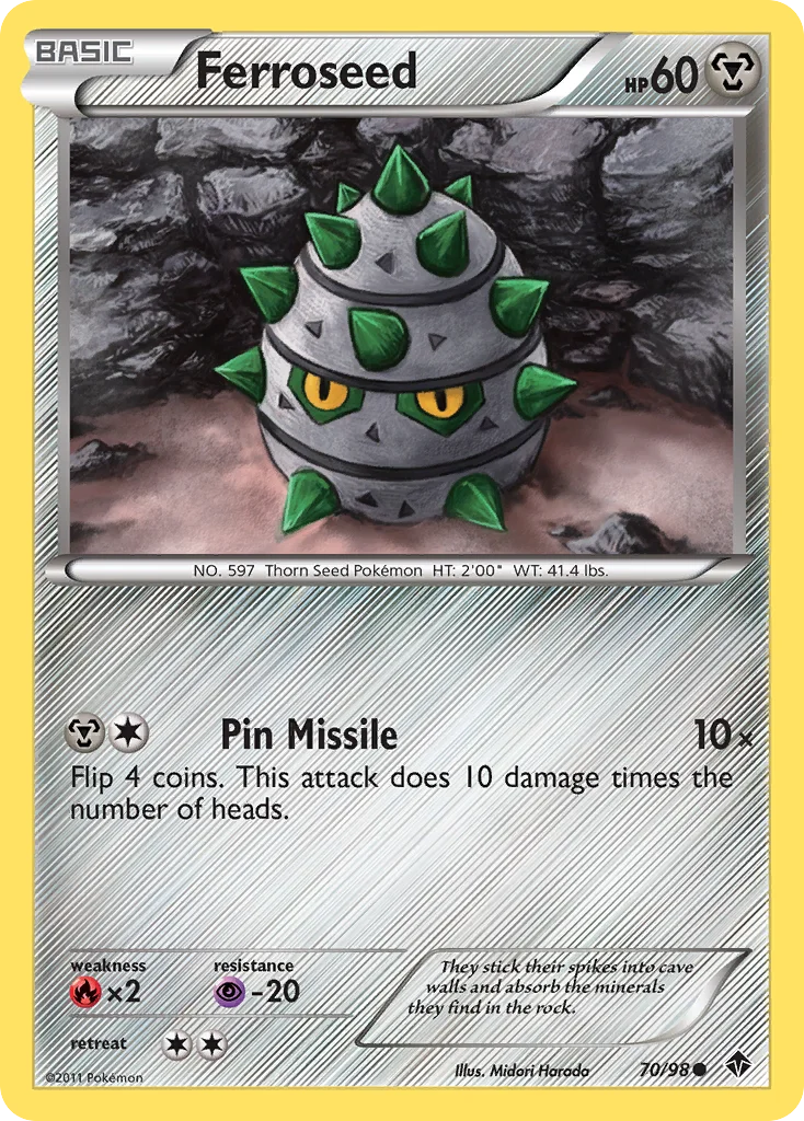 Ferroseed Pokemon card