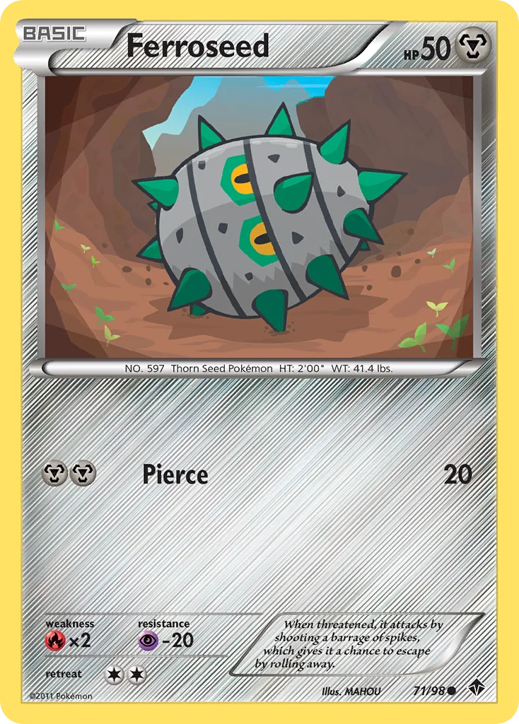 Ferroseed Pokemon card