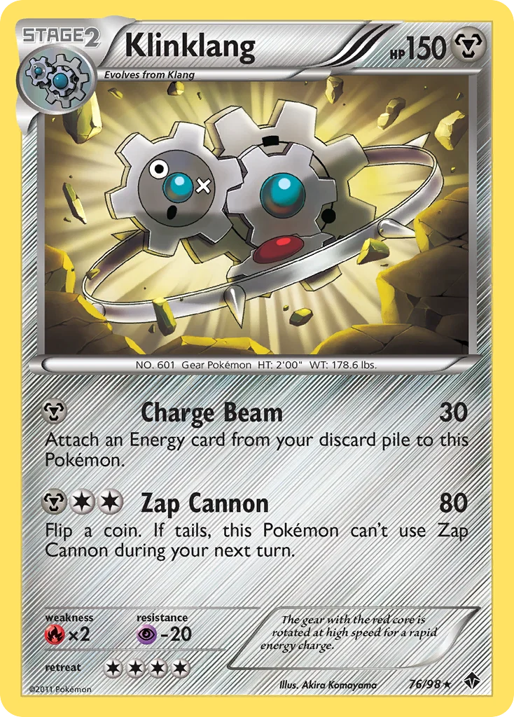 Klinklang Pokemon card