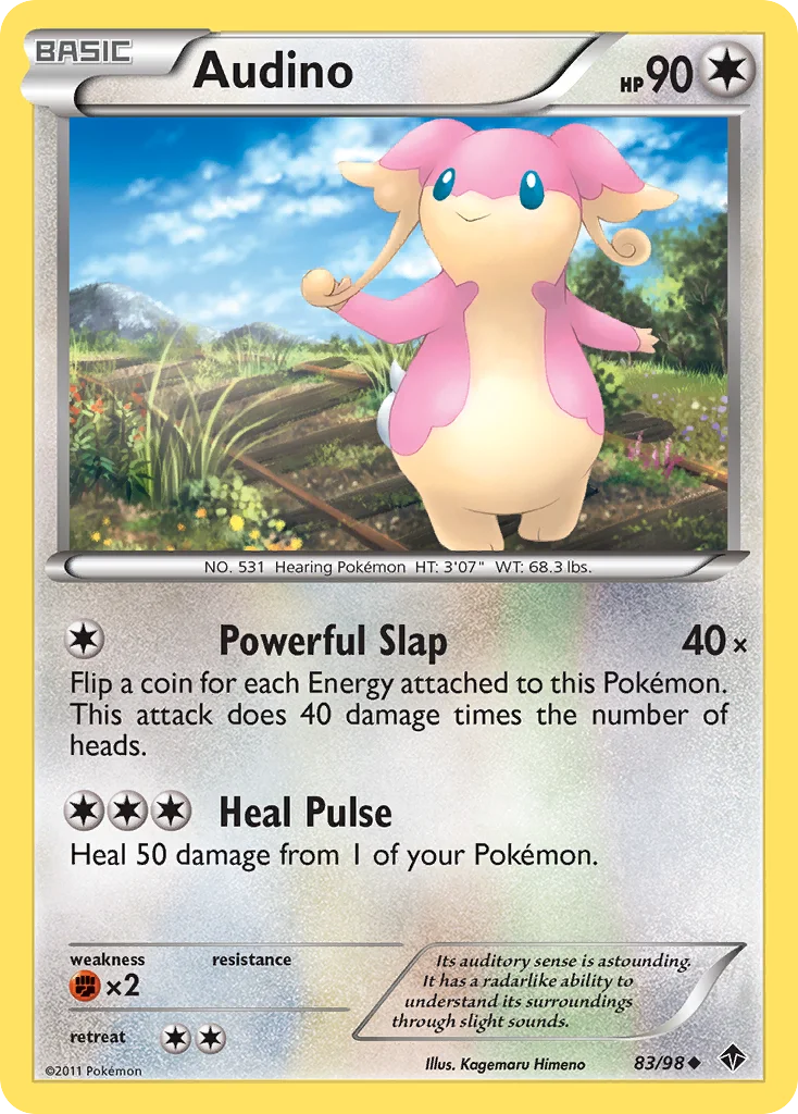 Audino Pokemon card