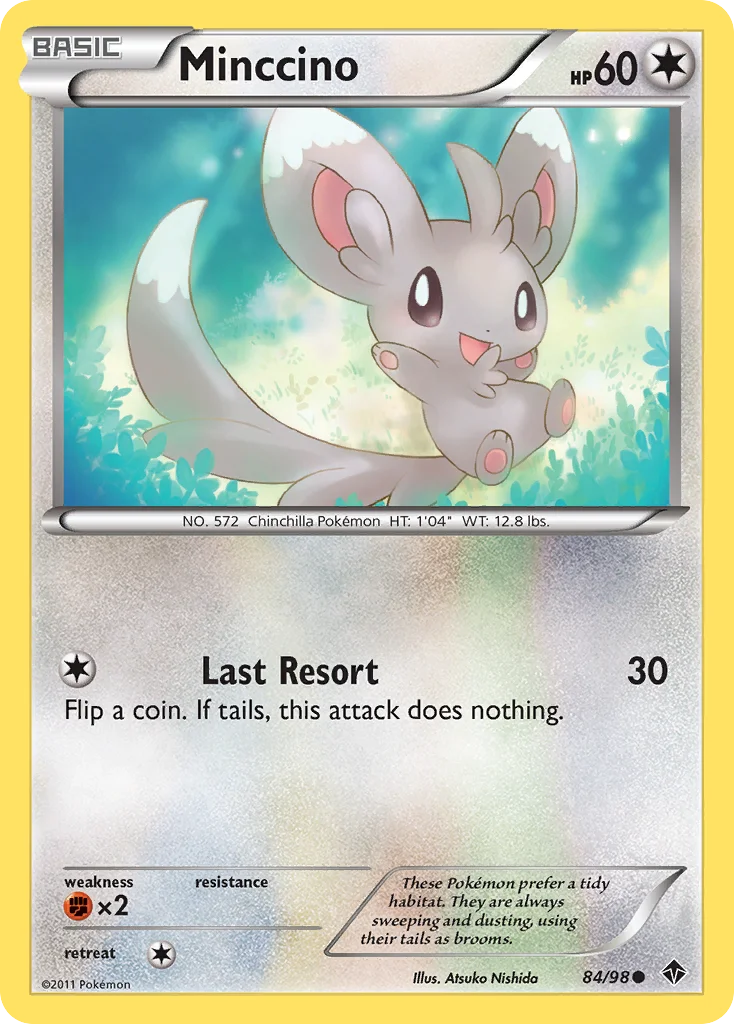 Minccino Pokemon card
