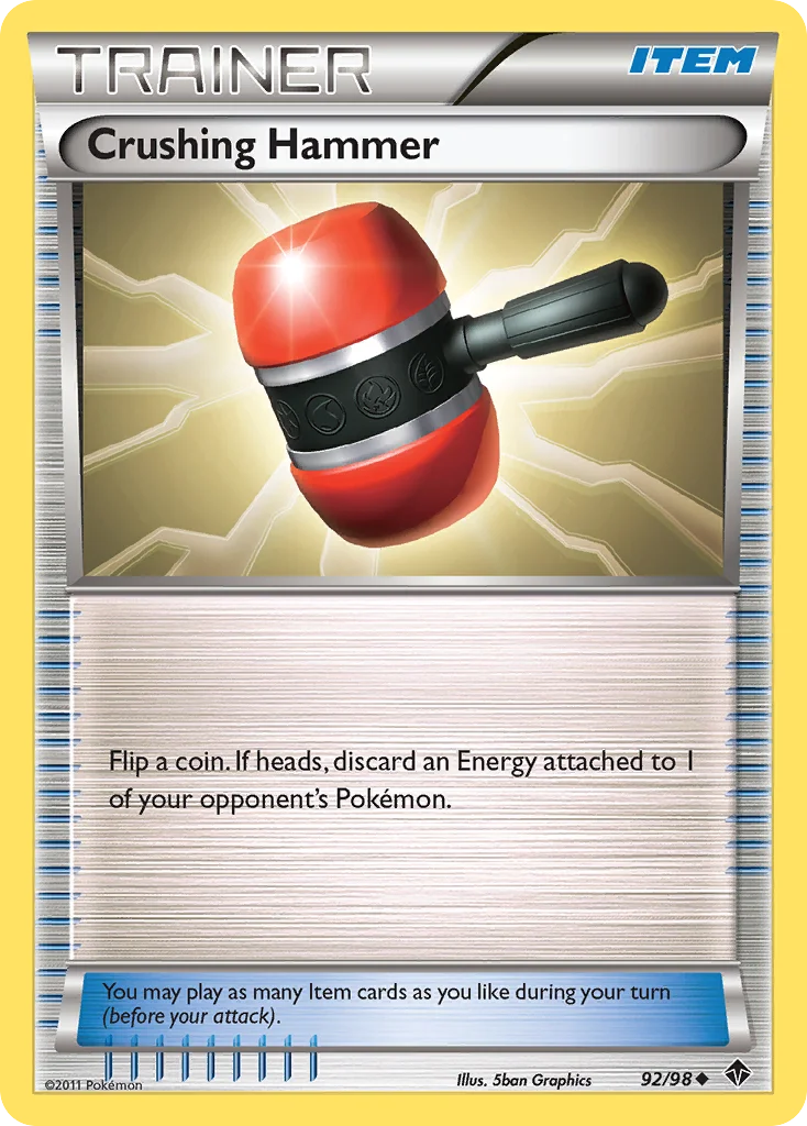 Crushing Hammer Pokemon card