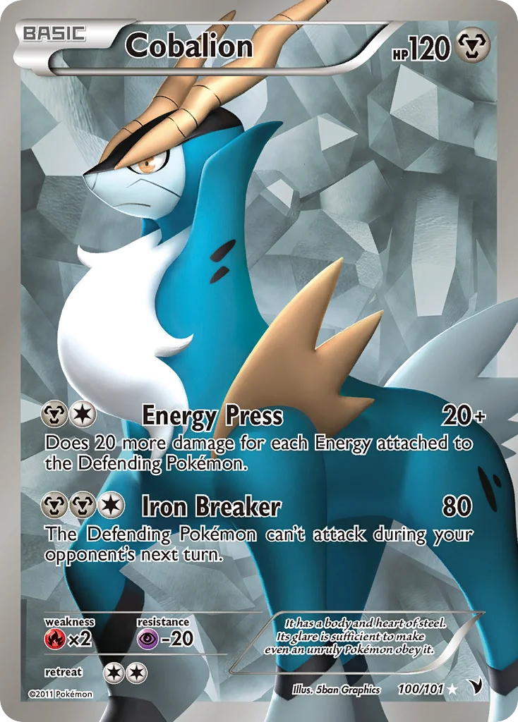 Cobalion Pokemon card