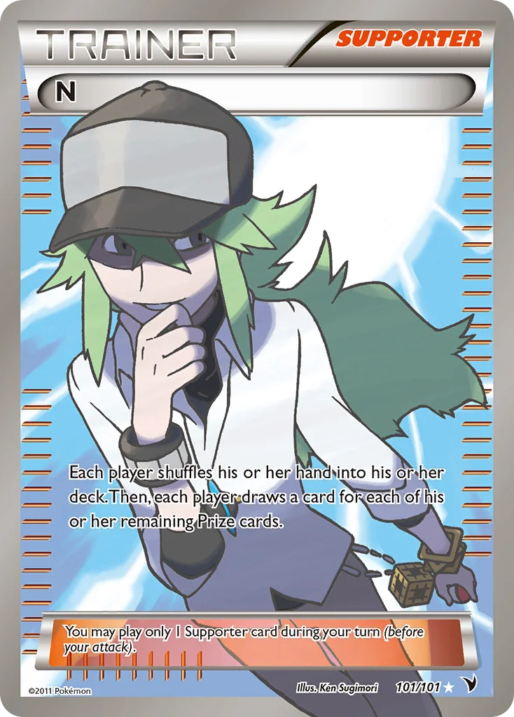 N Pokemon card