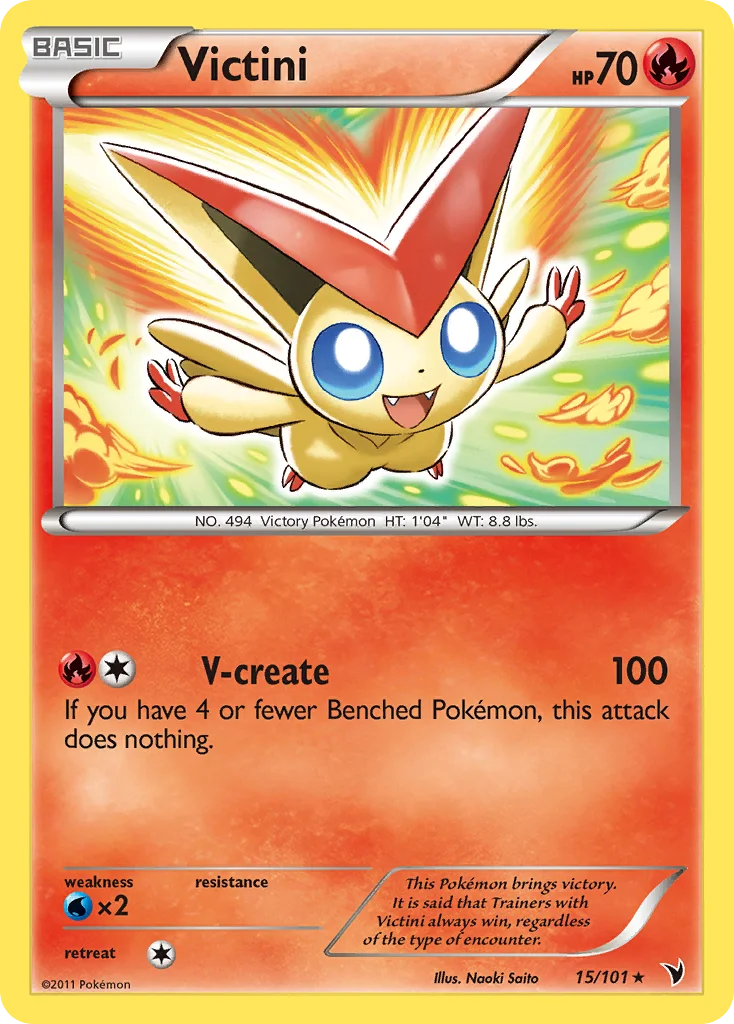Victini Pokemon card