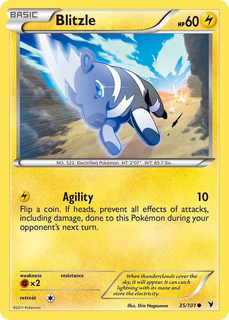 Blitzle Pokemon card