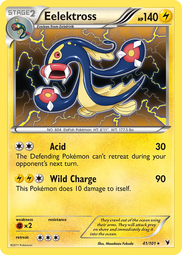 Eelektross Pokemon card