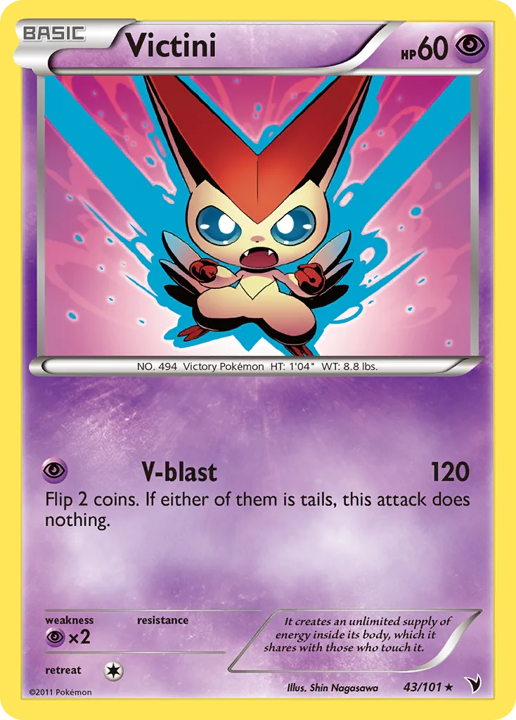 Victini Pokemon card