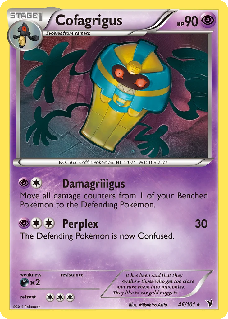 Cofagrigus Pokemon card