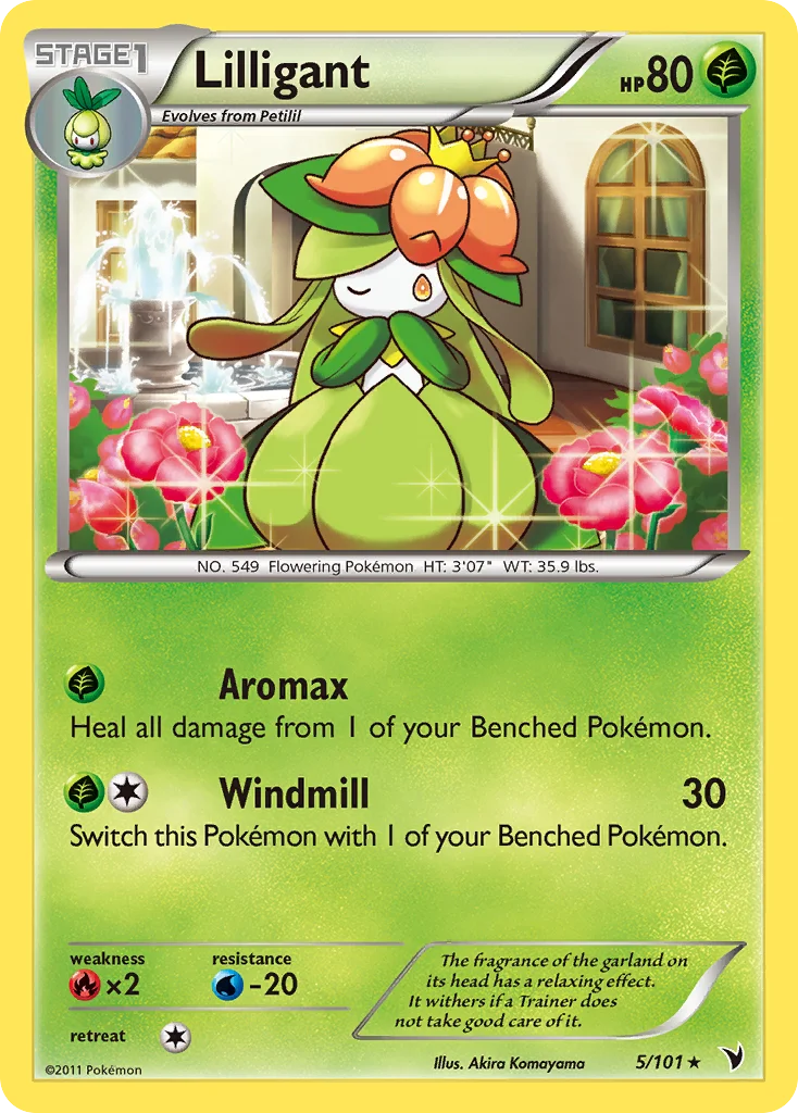 Lilligant Pokemon card