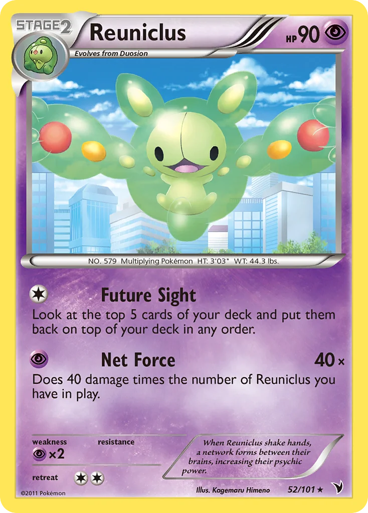 Reuniclus Pokemon card