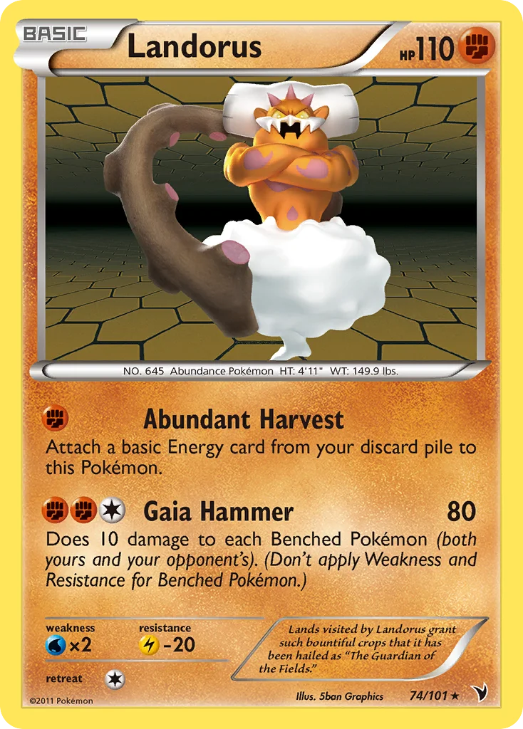 Landorus Pokemon card