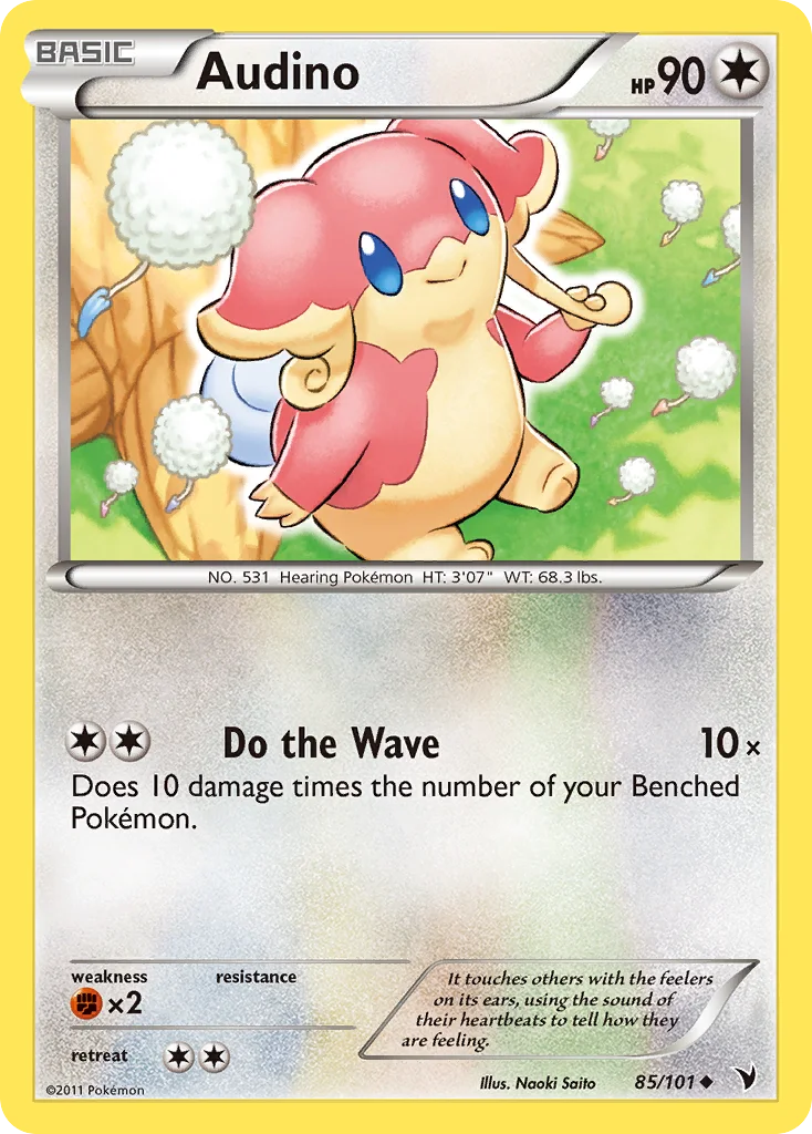 Audino Pokemon card
