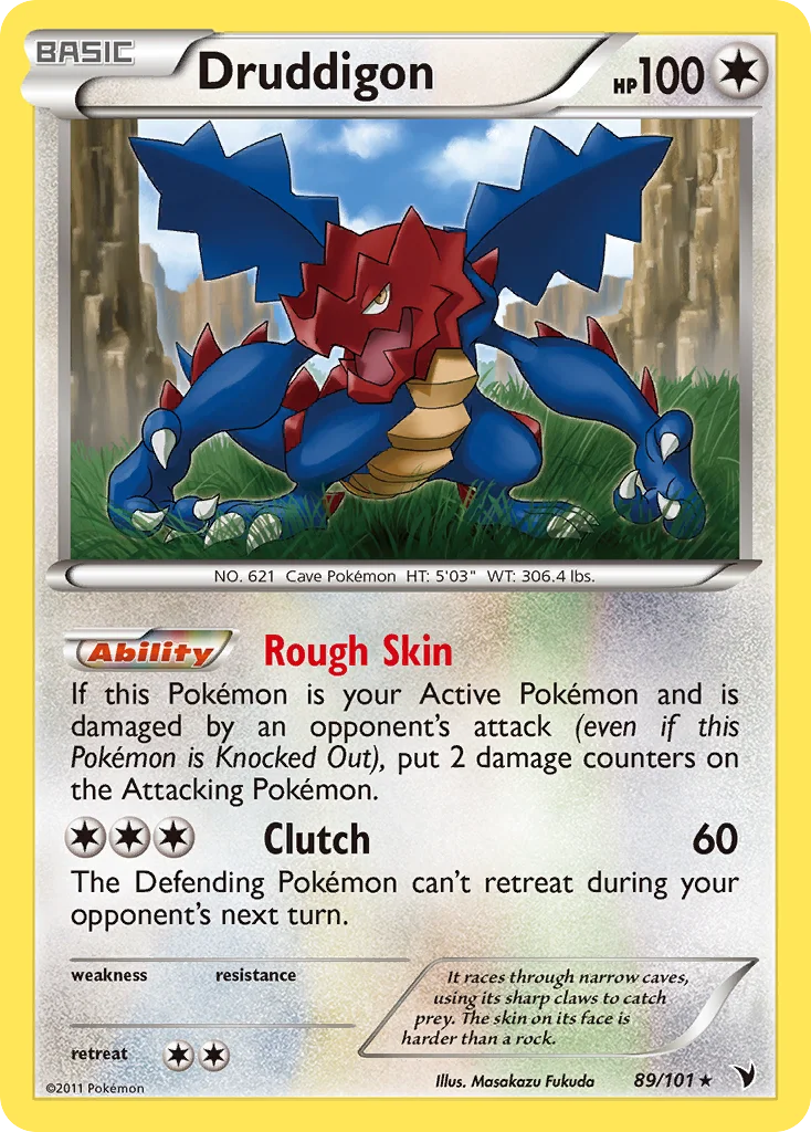 Druddigon Pokemon card