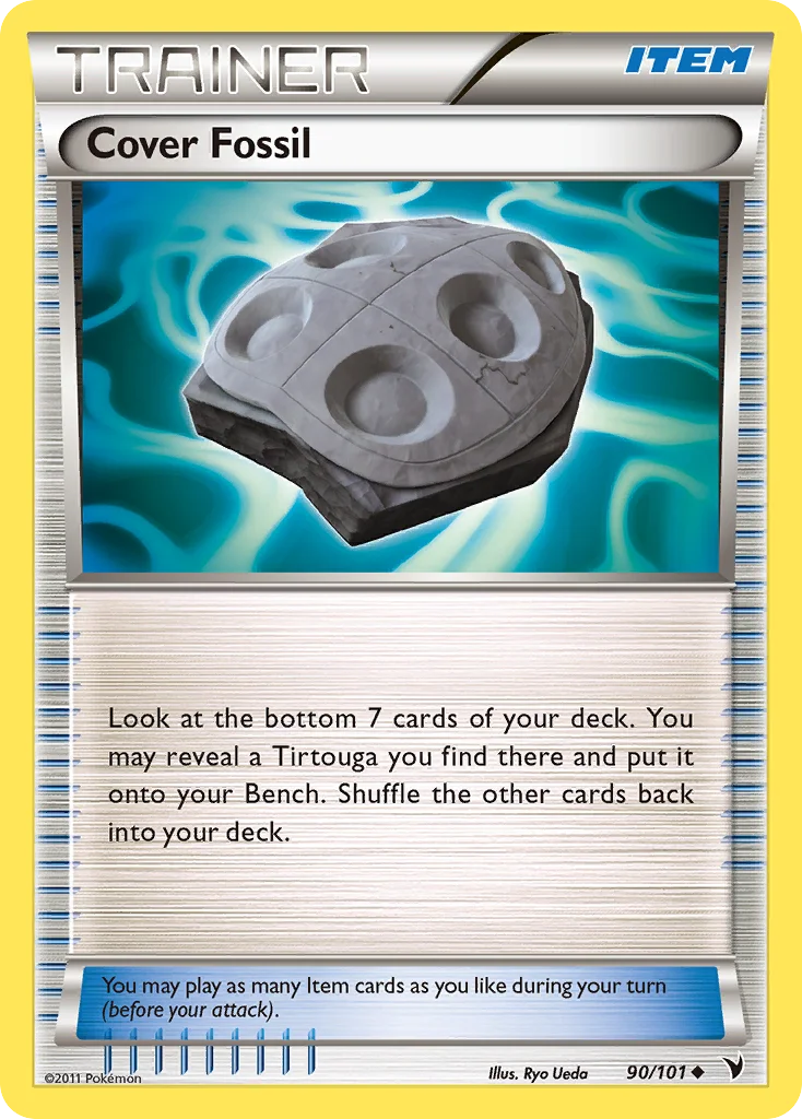 Cover Fossil Pokemon card