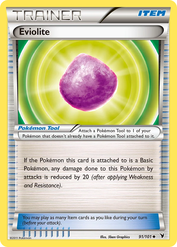 Eviolite Pokemon card