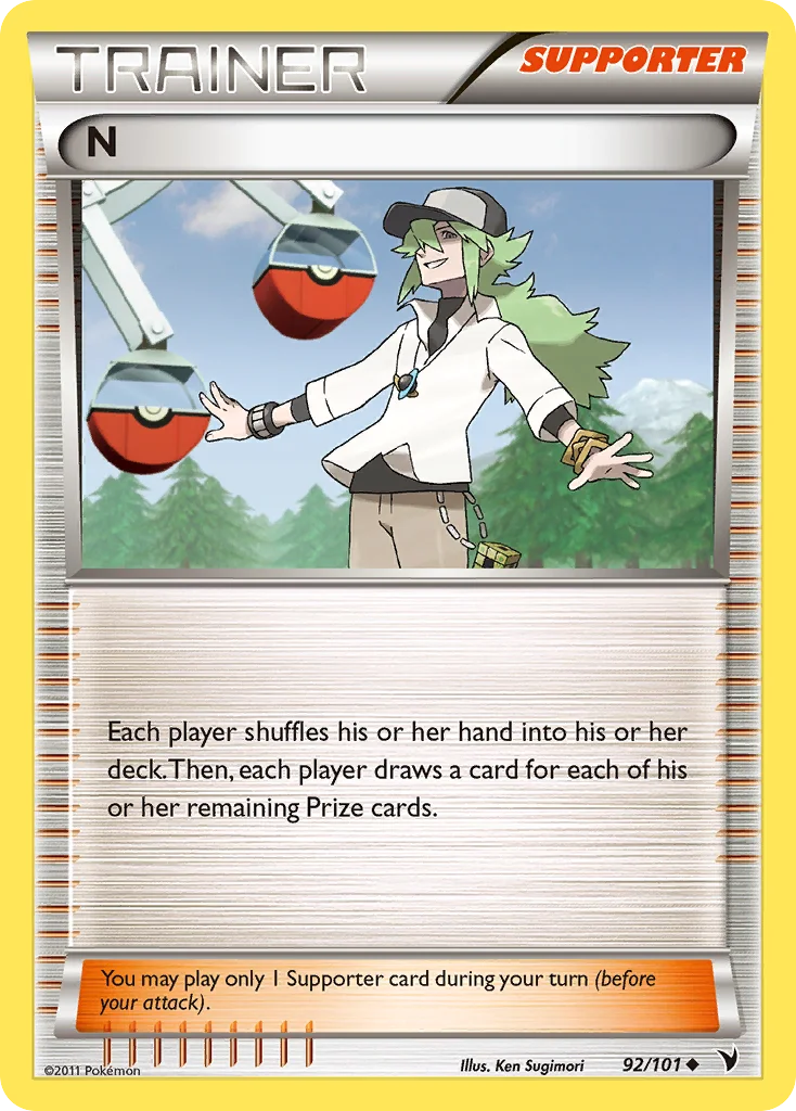 N Pokemon card