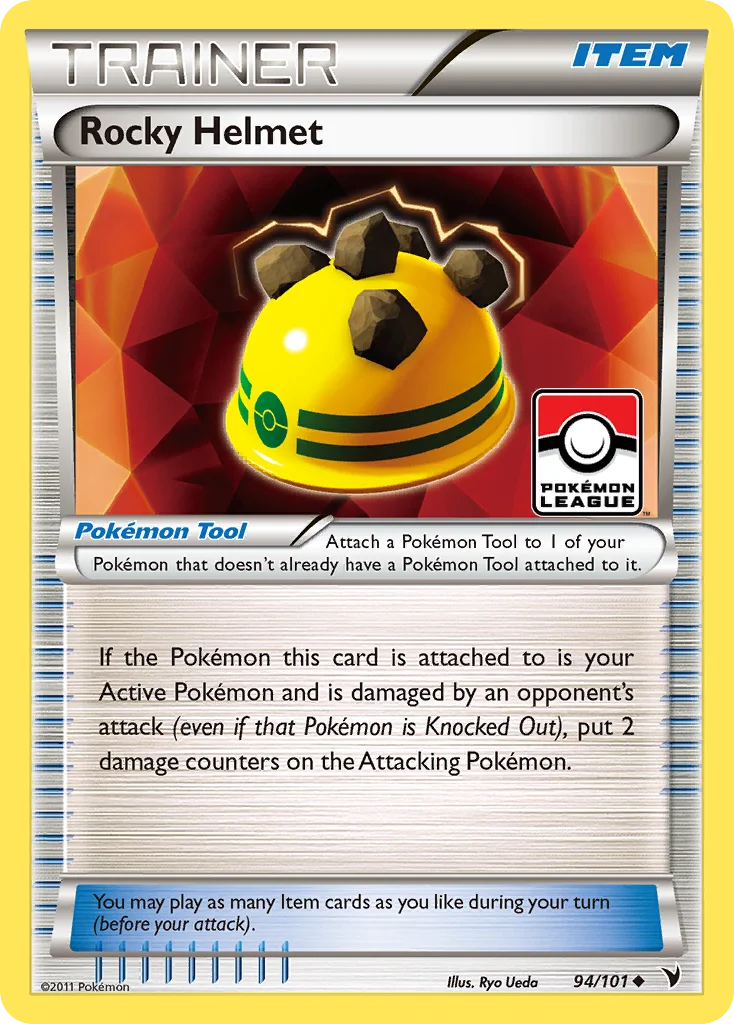 Rocky Helmet Pokemon card