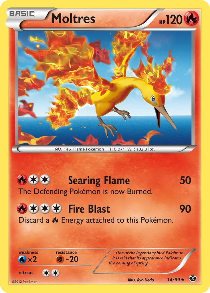 Moltres Pokemon card