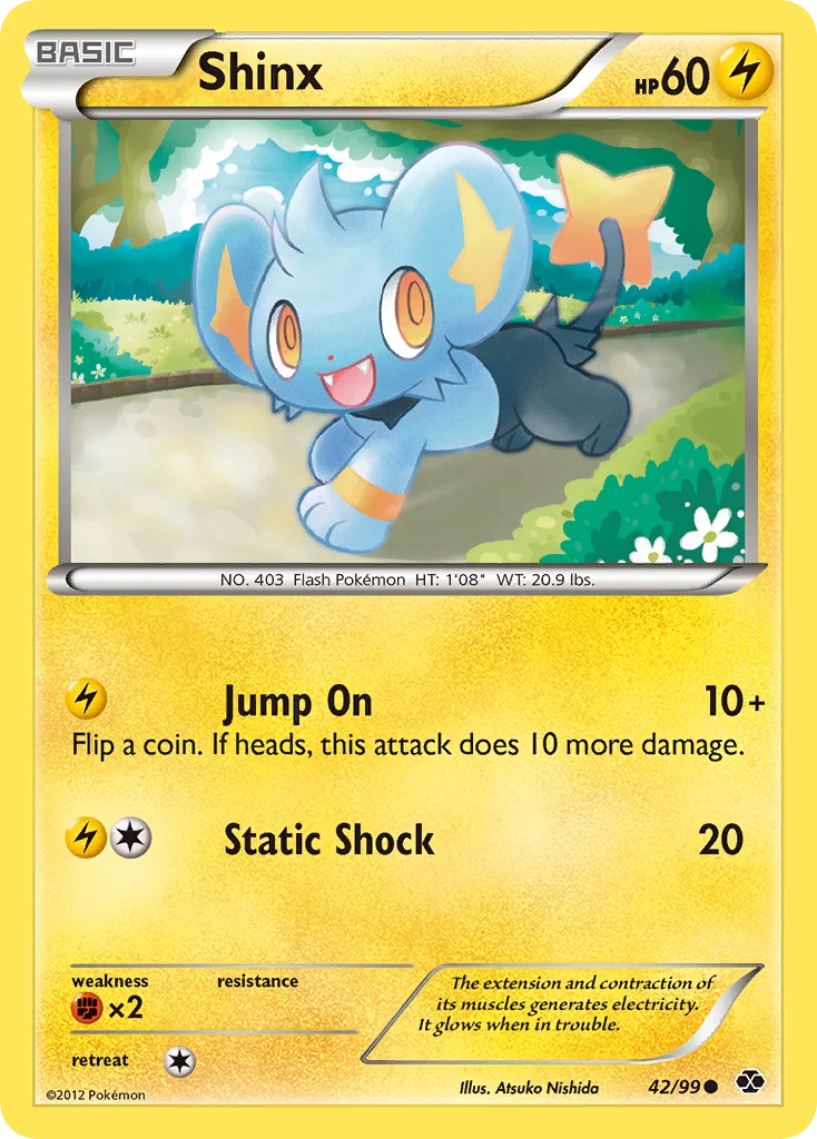 Shinx Pokemon card