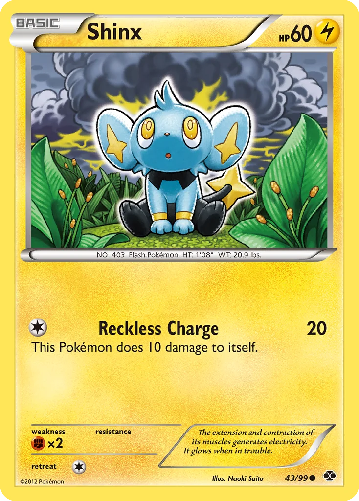 Shinx Pokemon card