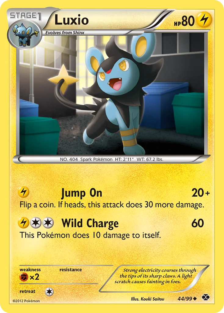 Luxio Pokemon card