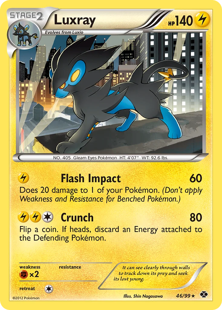 Luxray Pokemon card