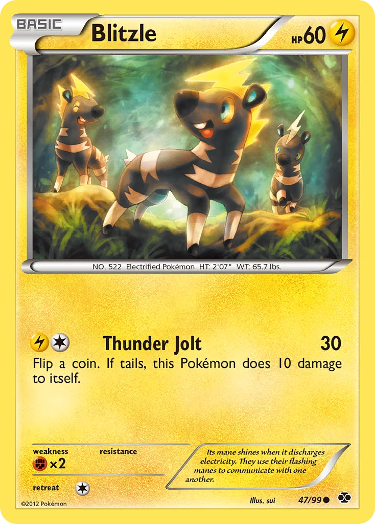 Blitzle Pokemon card