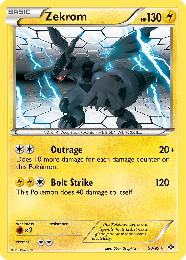 Zekrom Pokemon card