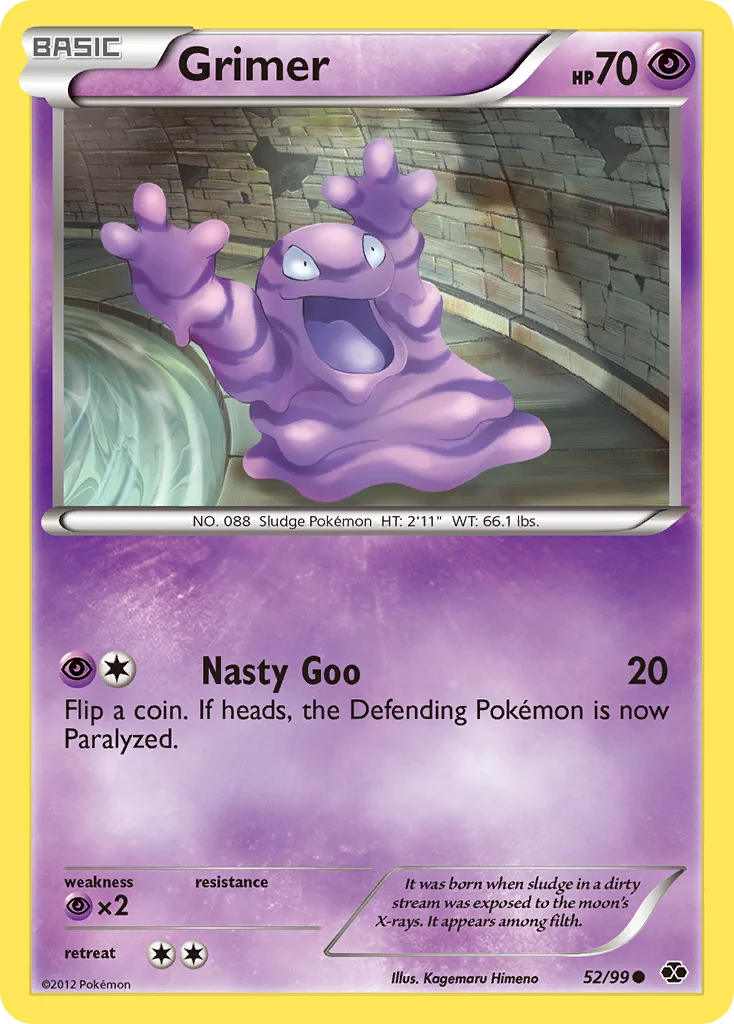 Grimer Pokemon card