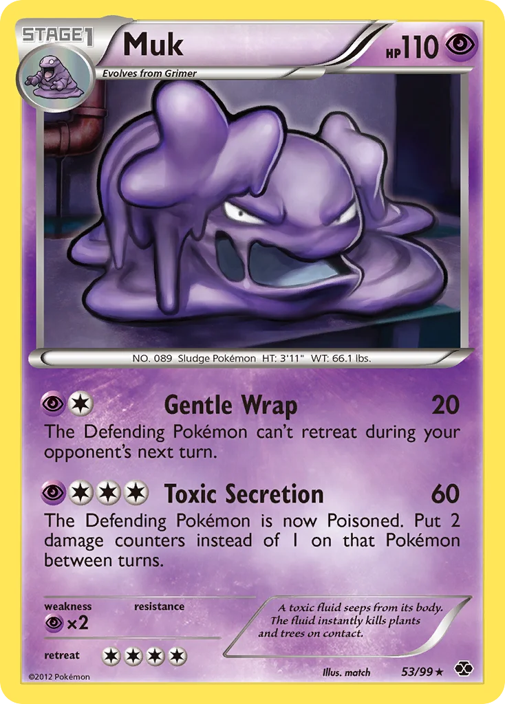 Muk Pokemon card
