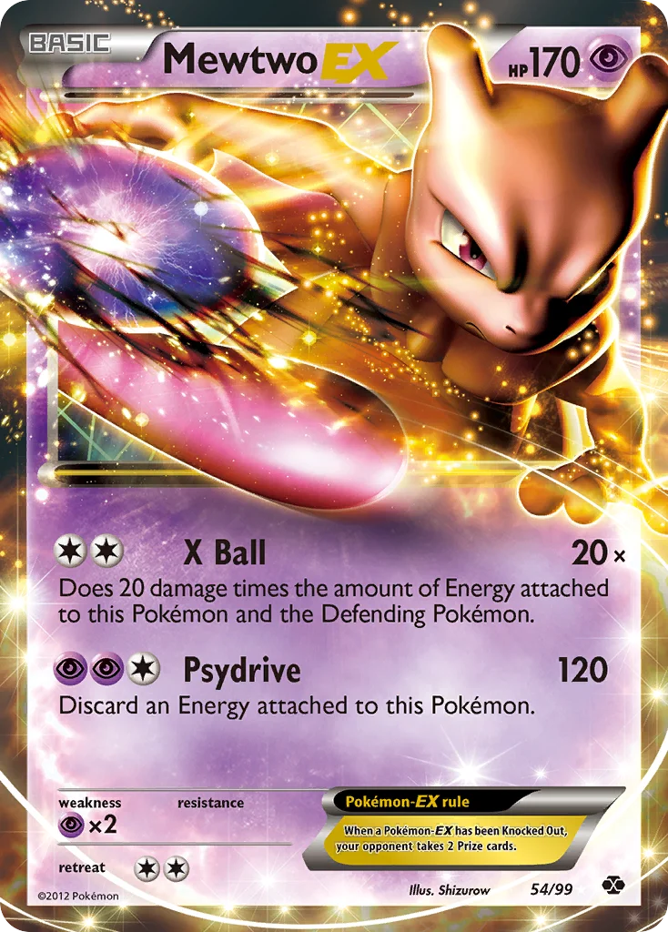Mewtwo-EX Pokemon card