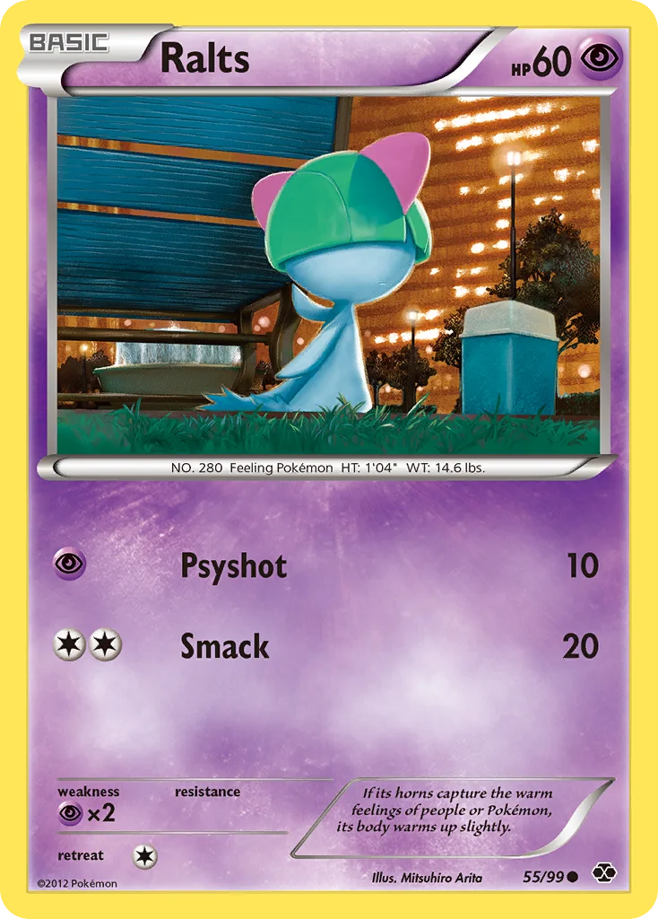 Ralts Pokemon card