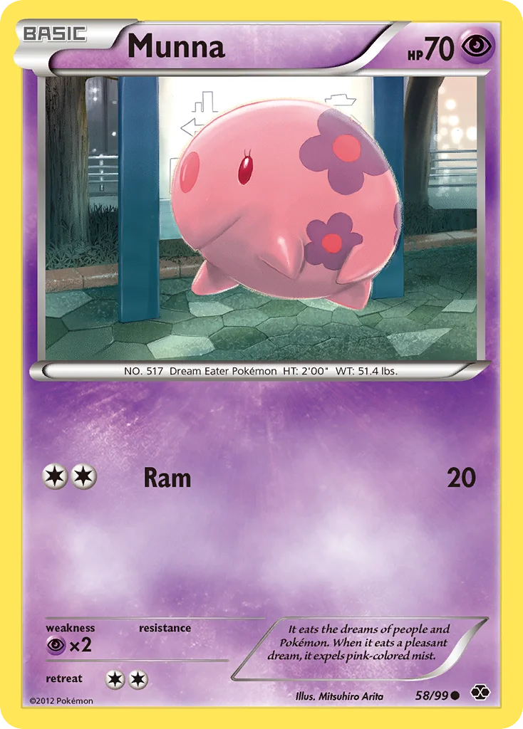 Munna Pokemon card