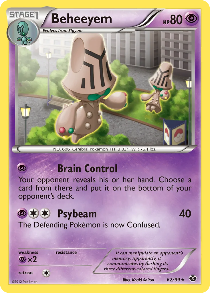 Beheeyem Pokemon card