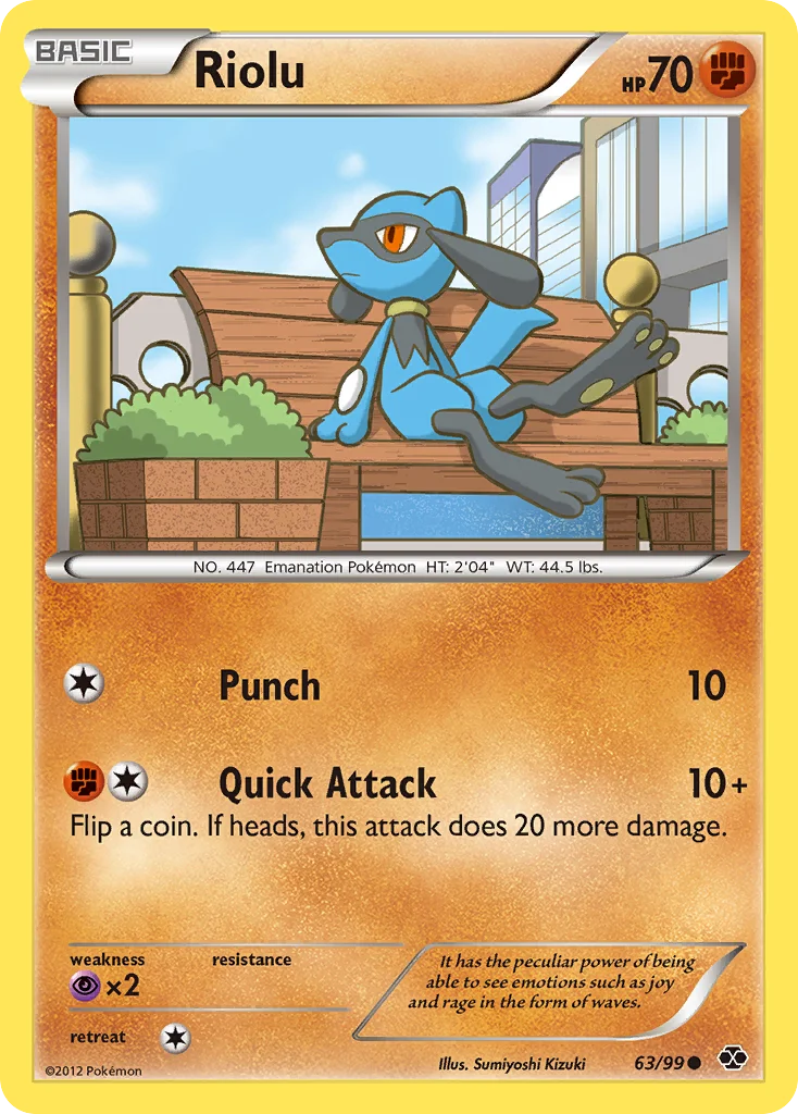 Riolu Pokemon card