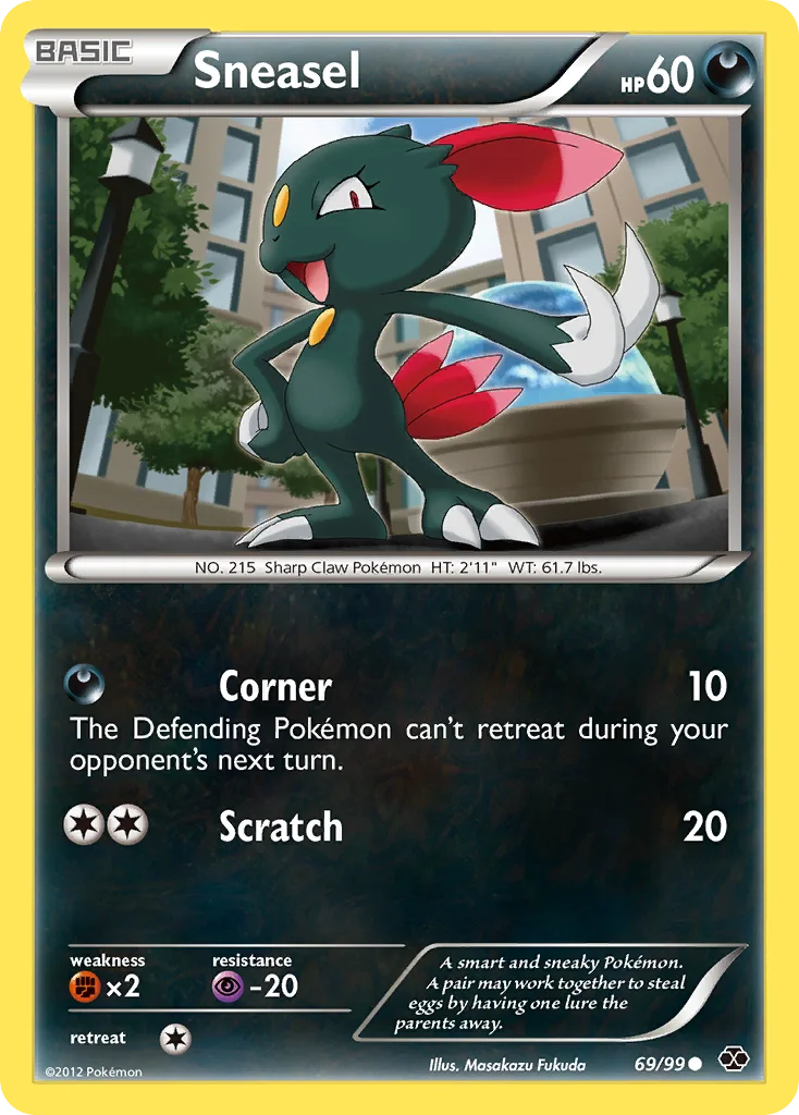 Sneasel Pokemon card