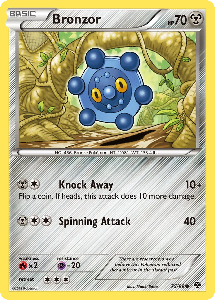 Bronzor Pokemon card