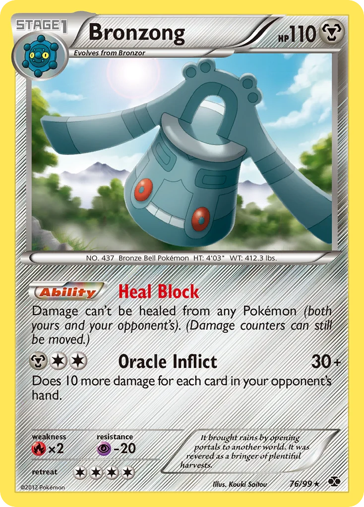 Bronzong Pokemon card