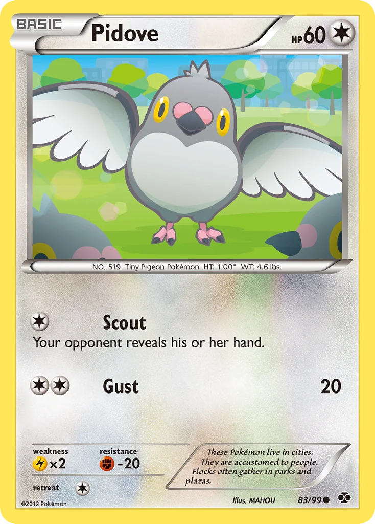 Pidove Pokemon card