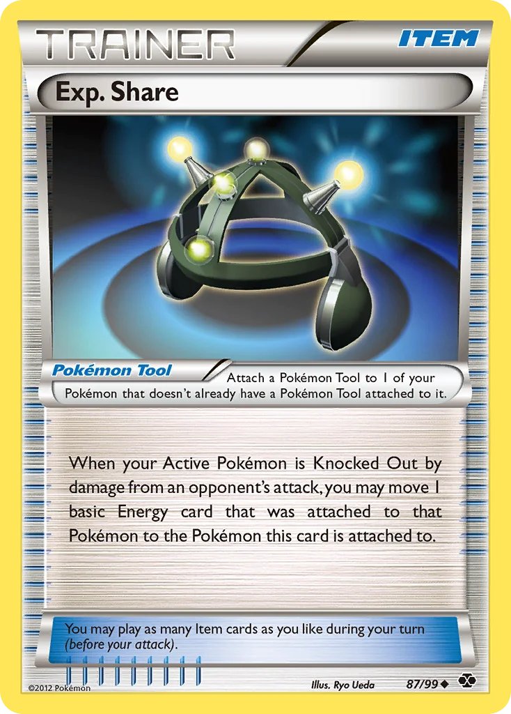 Exp. Share Pokemon card