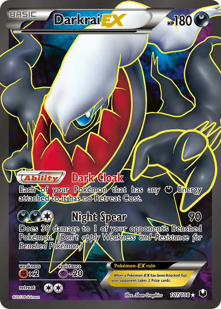 Darkrai-EX Pokemon card